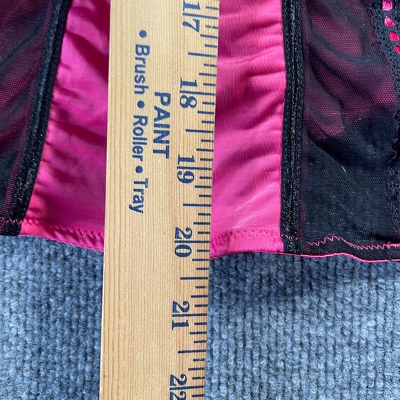 Intimate Basics Camisole/Lingerie Top Woman's Large Pink Cut-Out Side Strappy - Picture 5 of 8